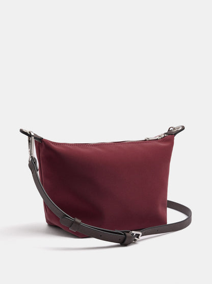 Shoulder Bag With Soft Texture And Pendant