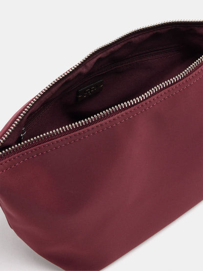 Shoulder Bag With Soft Texture And Pendant
