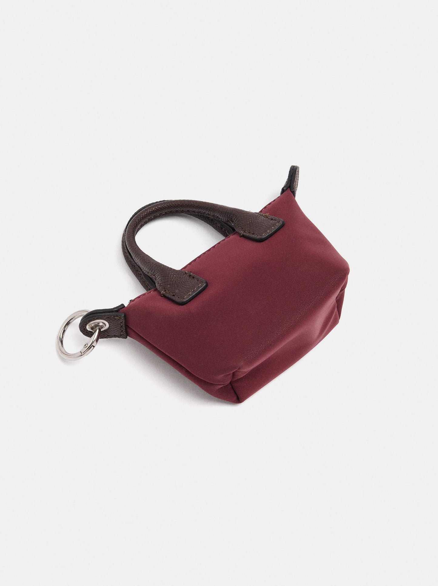 Shoulder Bag With Soft Texture And Pendant