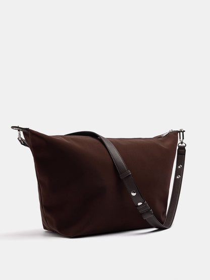 Shoulder Bag With Soft Texture And Pendant