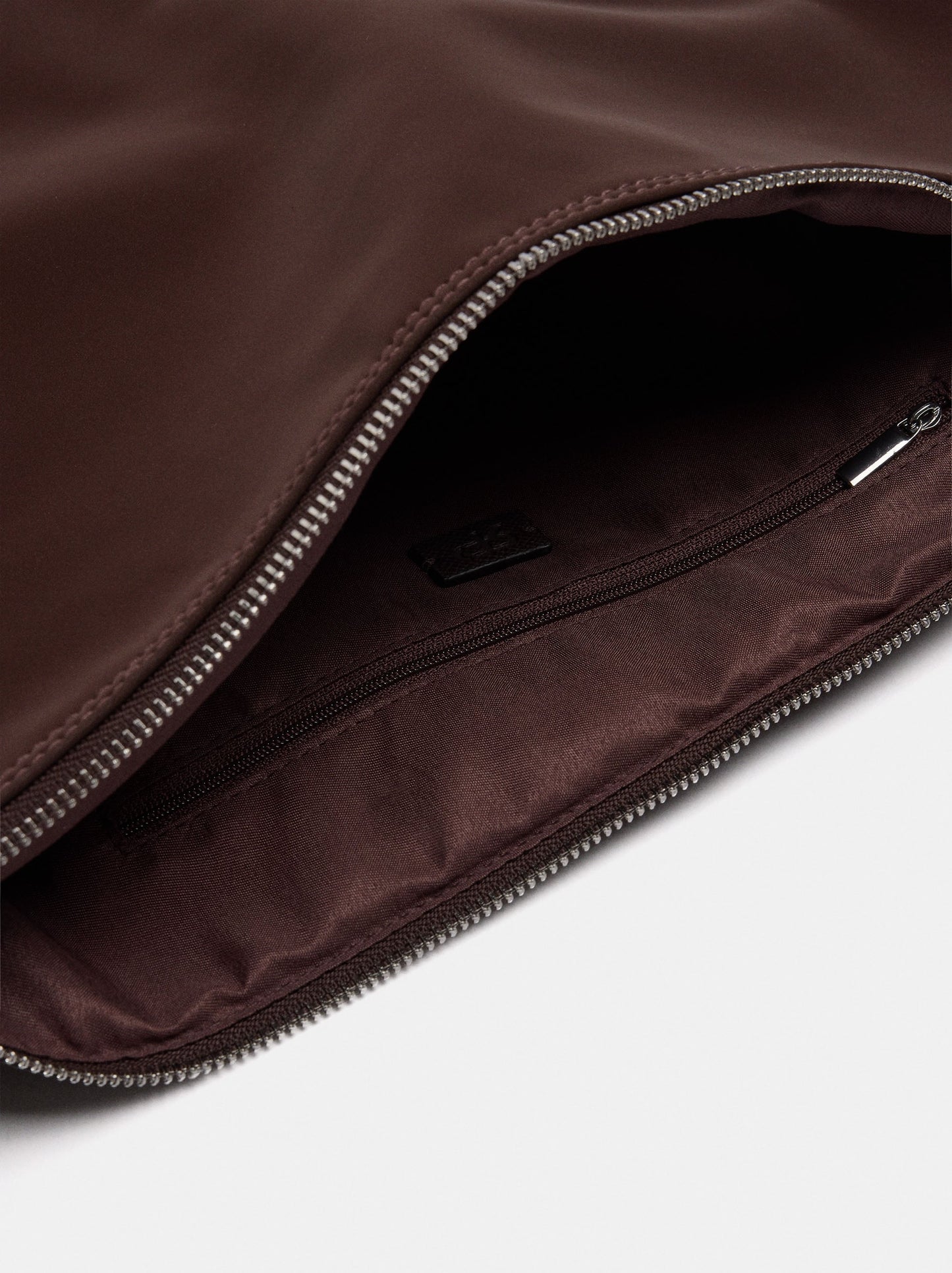Shoulder Bag With Soft Texture And Pendant