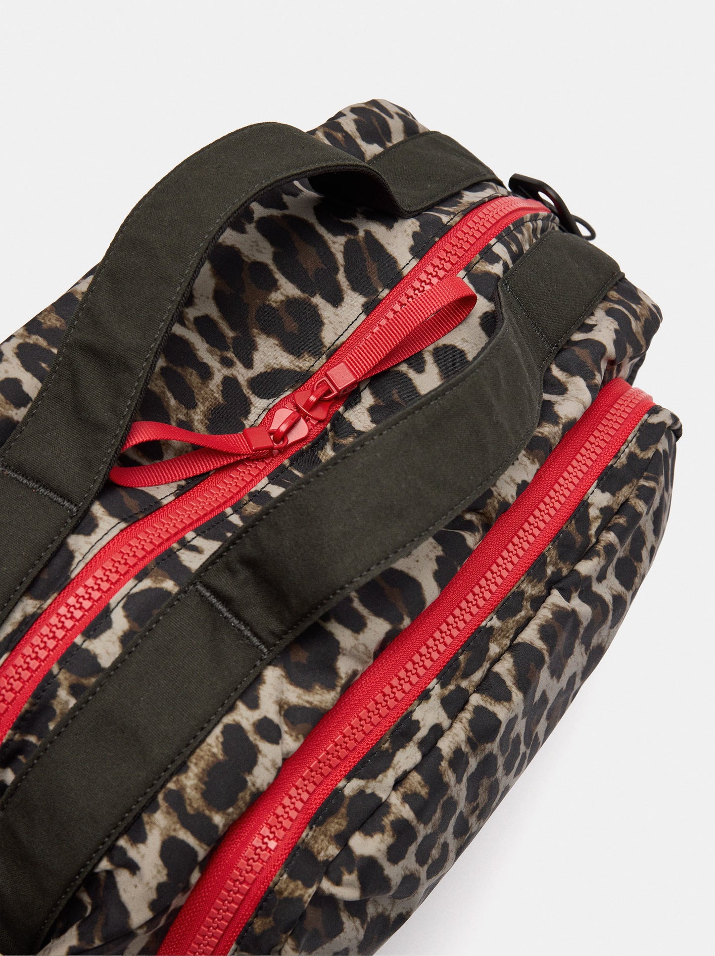 Animal-Print Nylon Sports Bag