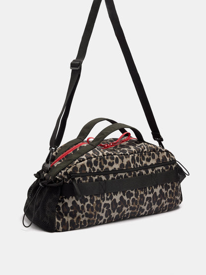 Animal-Print Nylon Sports Bag