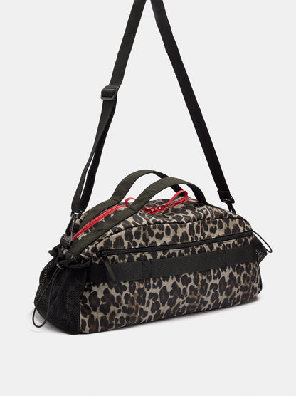 Animal-Print Nylon Sports Bag