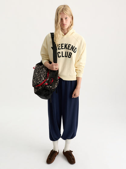 Animal-Print Nylon Sports Bag