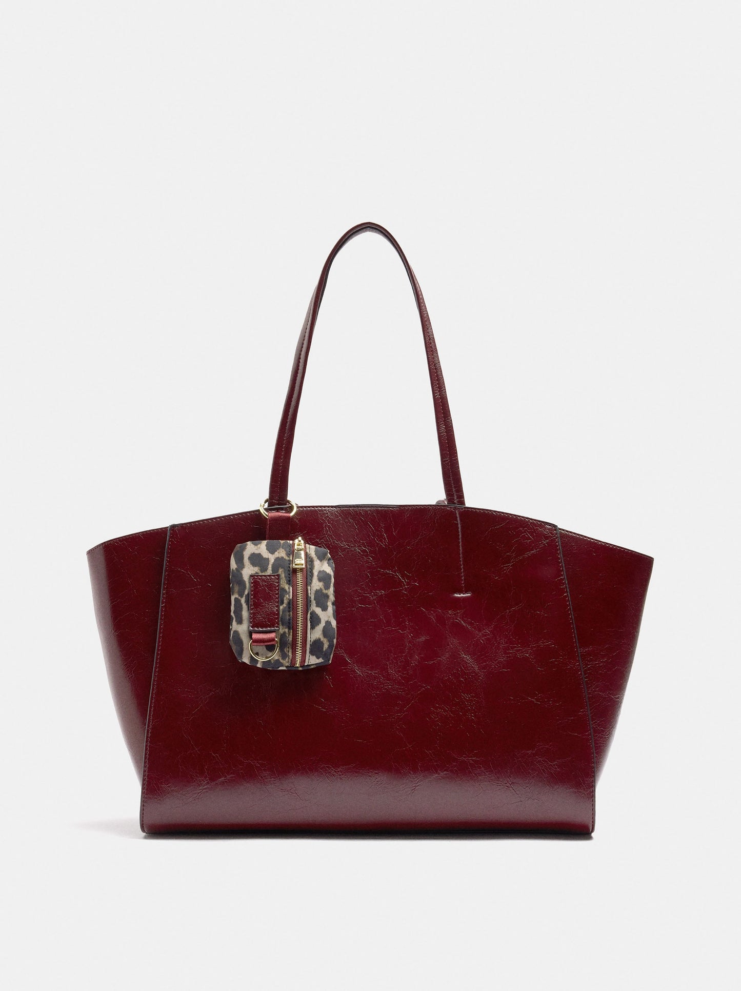 Shopper Bag With Removable Bag And Strap