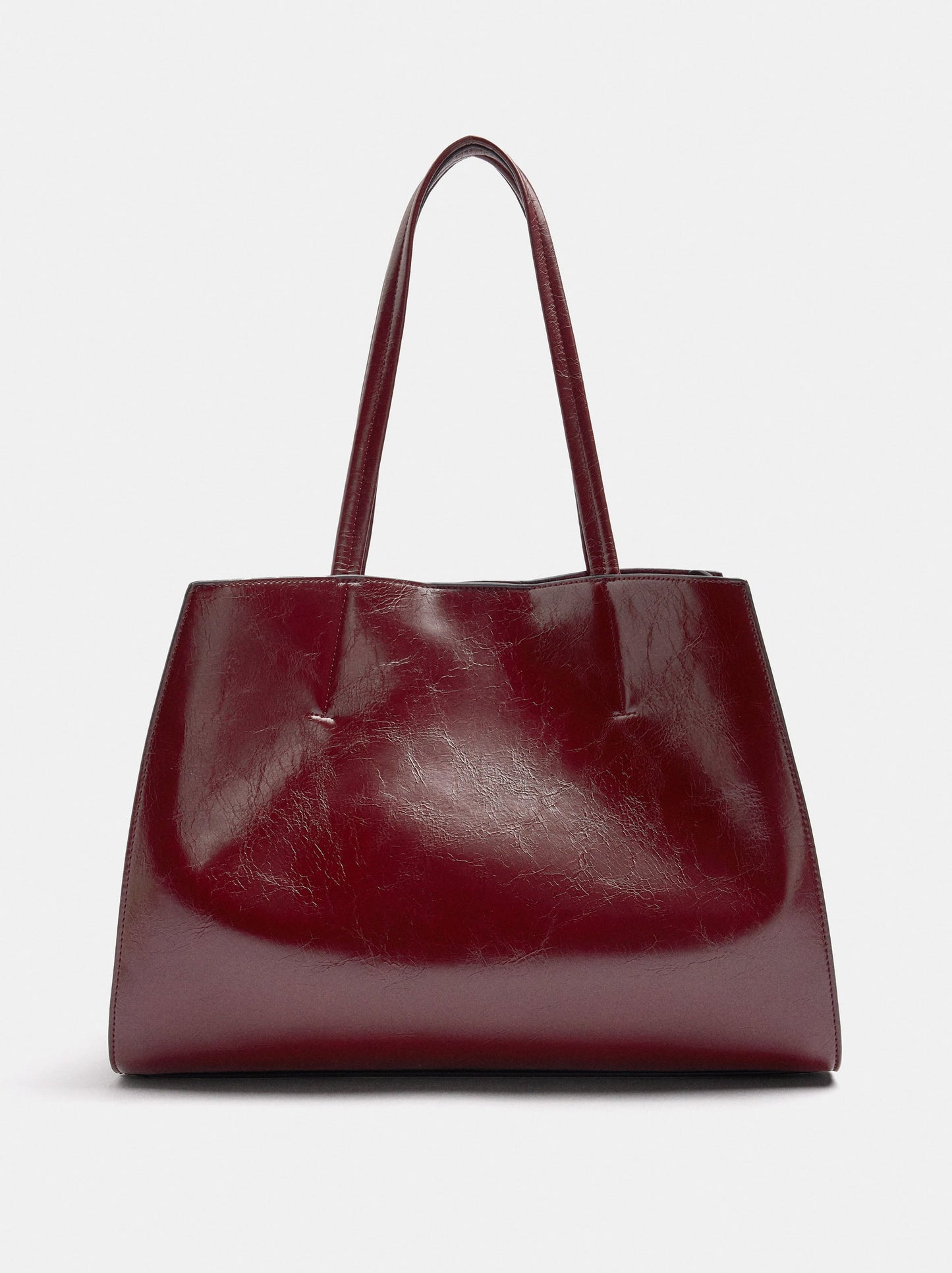 Shopper Bag With Removable Bag And Strap