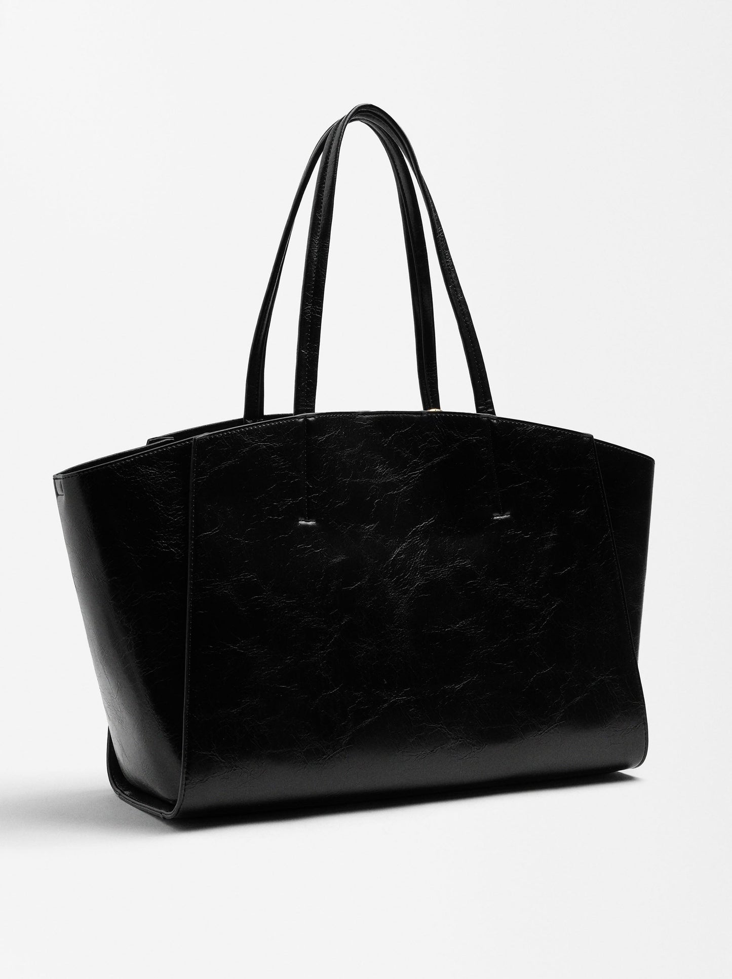 Shopper Bag With Removable Bag And Strap