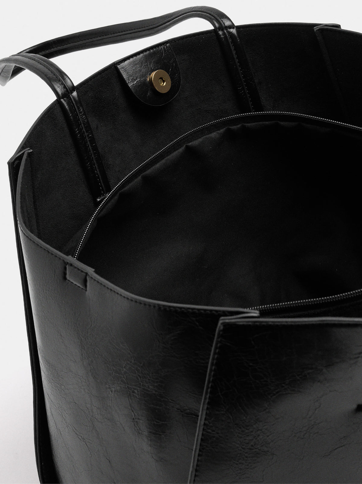 Shopper Bag With Removable Bag And Strap
