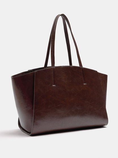 Shopper Bag With Removable Bag And Strap