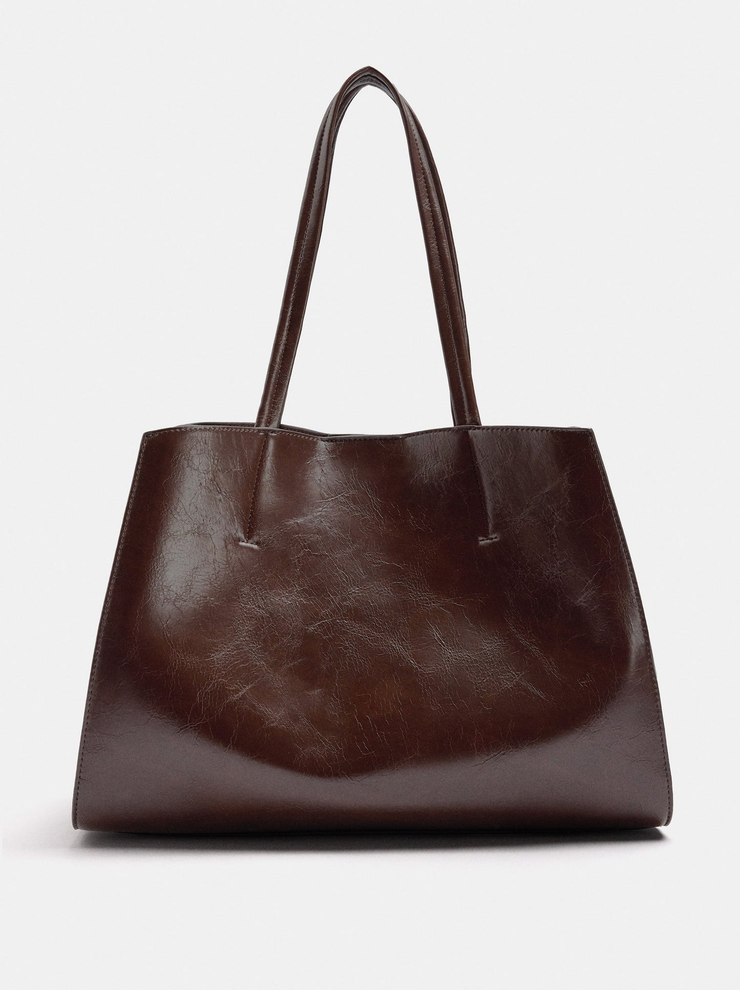 Shopper Bag With Removable Bag And Strap