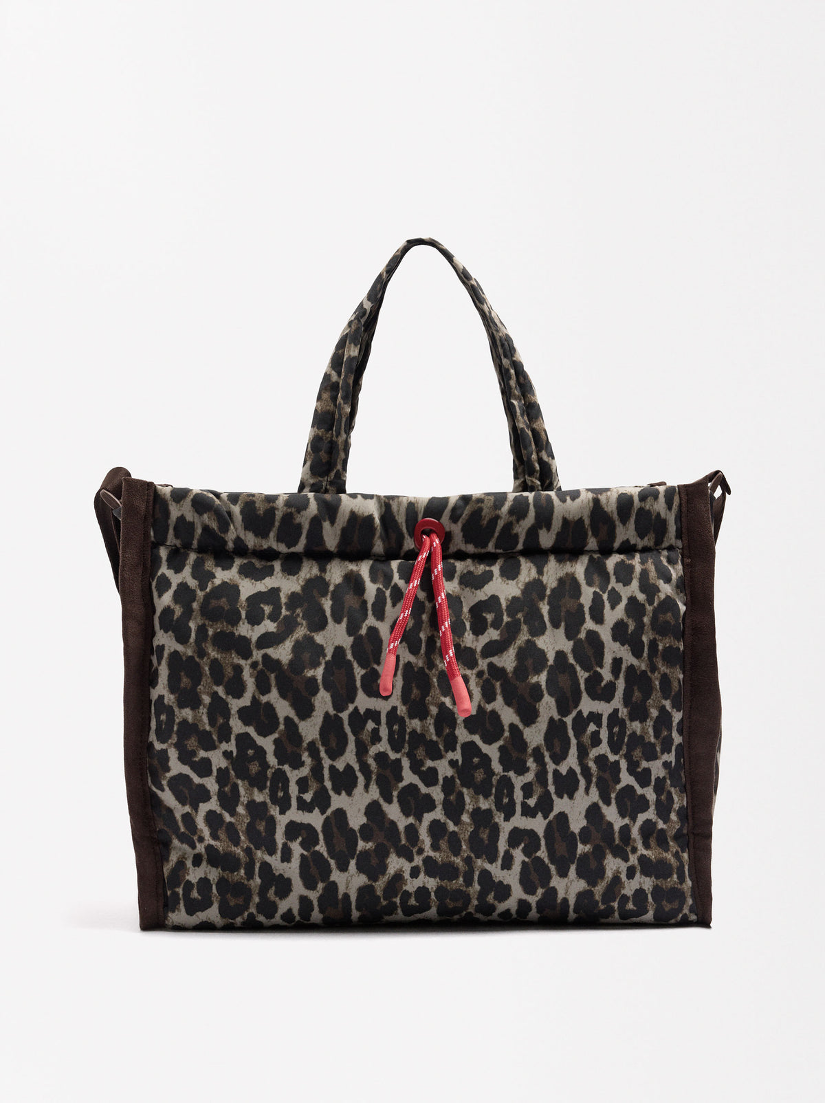 14-Inch Laptop Bag In Animal-Print Nylon