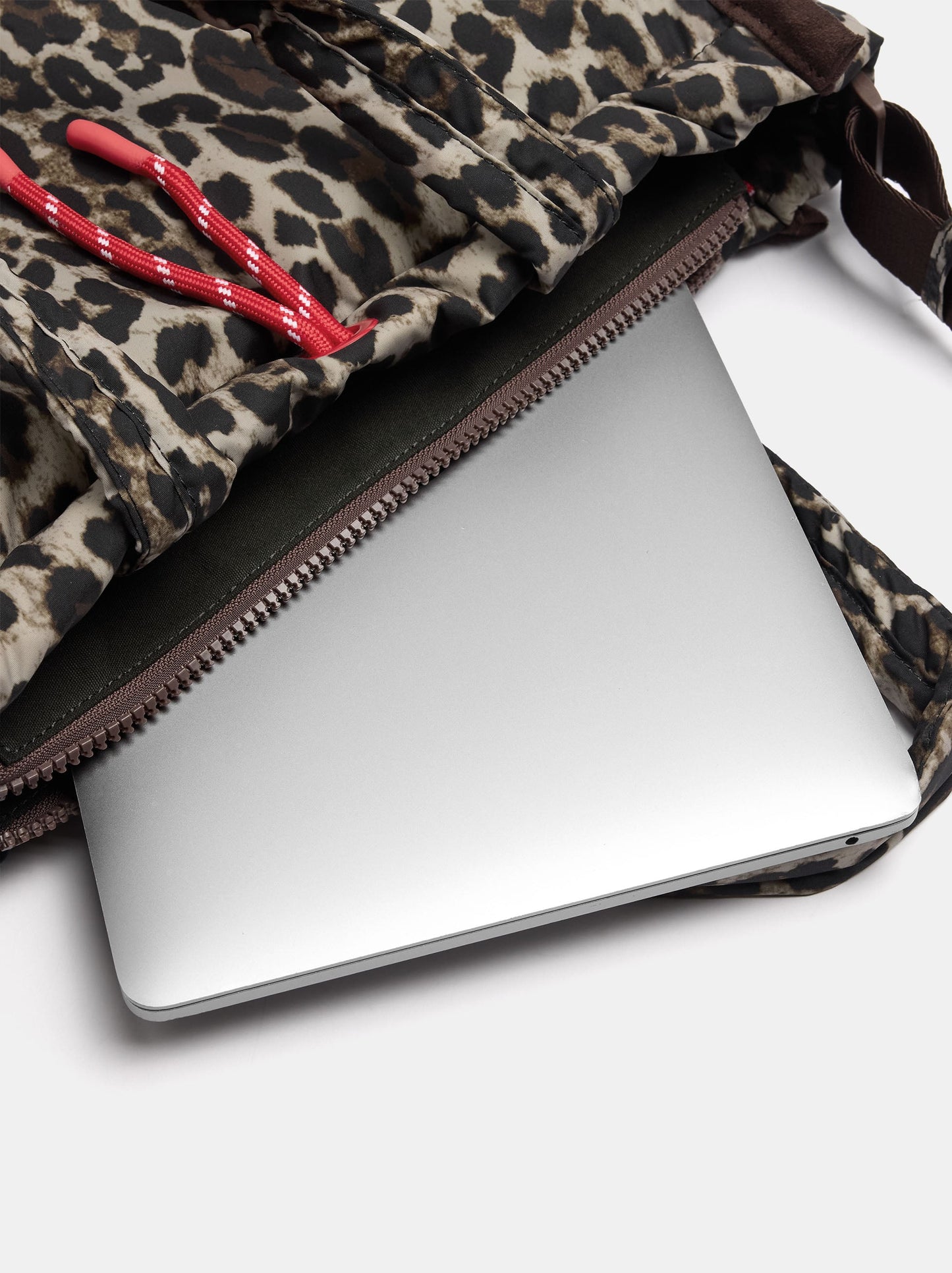 14-Inch Laptop Bag In Animal-Print Nylon