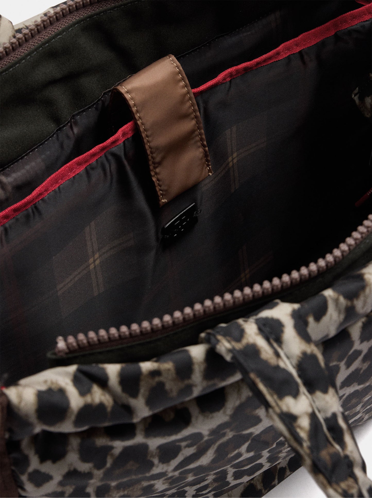 14-Inch Laptop Bag In Animal-Print Nylon
