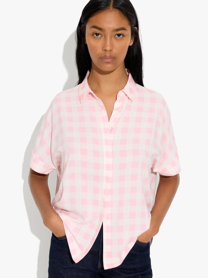 Fluid Shirt With Squares