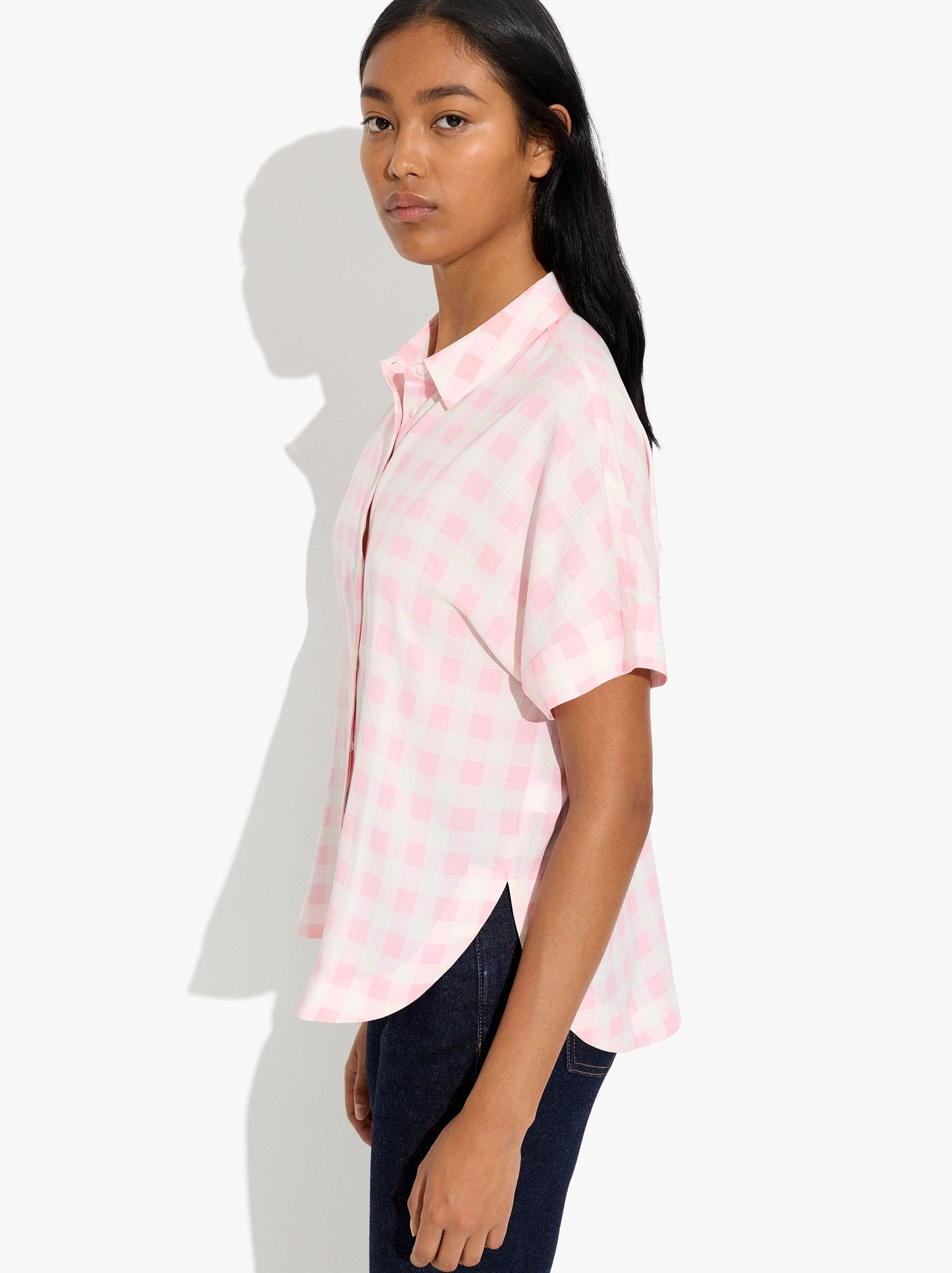 Fluid Shirt With Squares