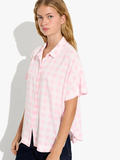 Fluid Shirt With Squares