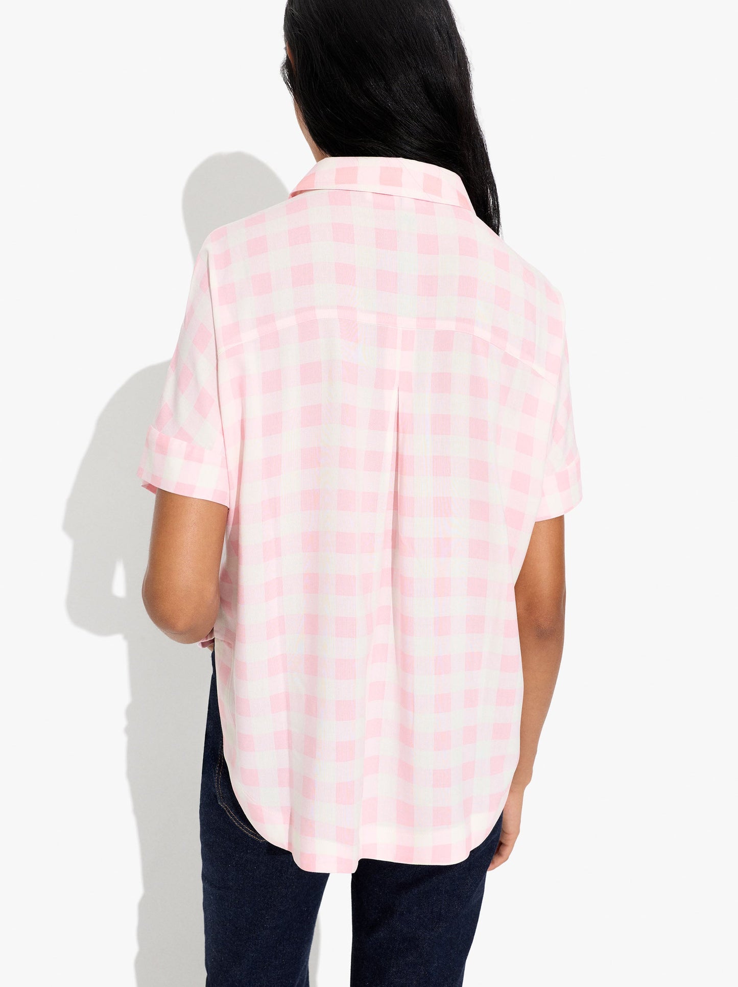 Fluid Shirt With Squares