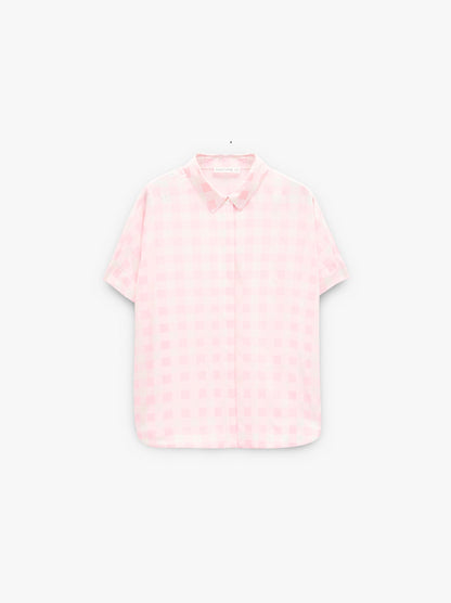 Fluid Shirt With Squares