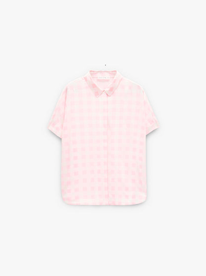 Fluid Shirt With Squares