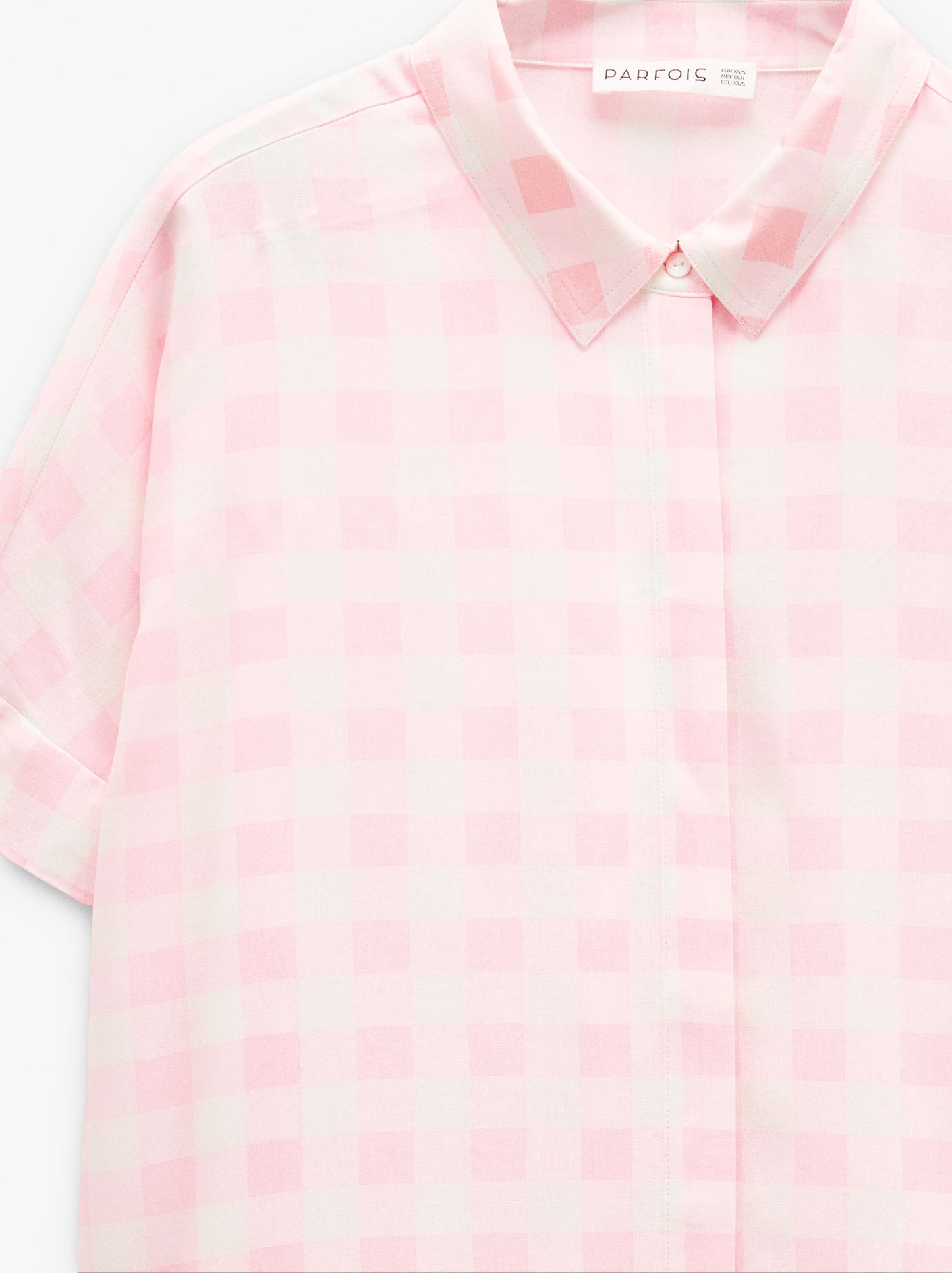 Fluid Shirt With Squares