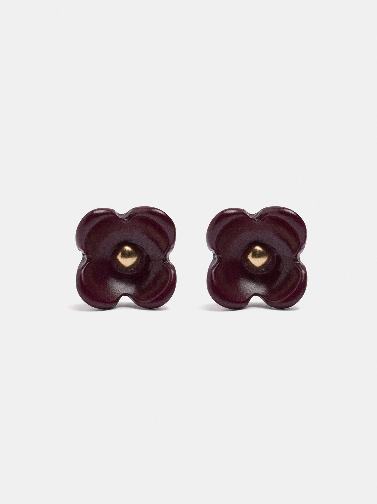 Resin Flower Earrings