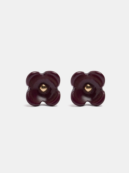 Resin Flower Earrings