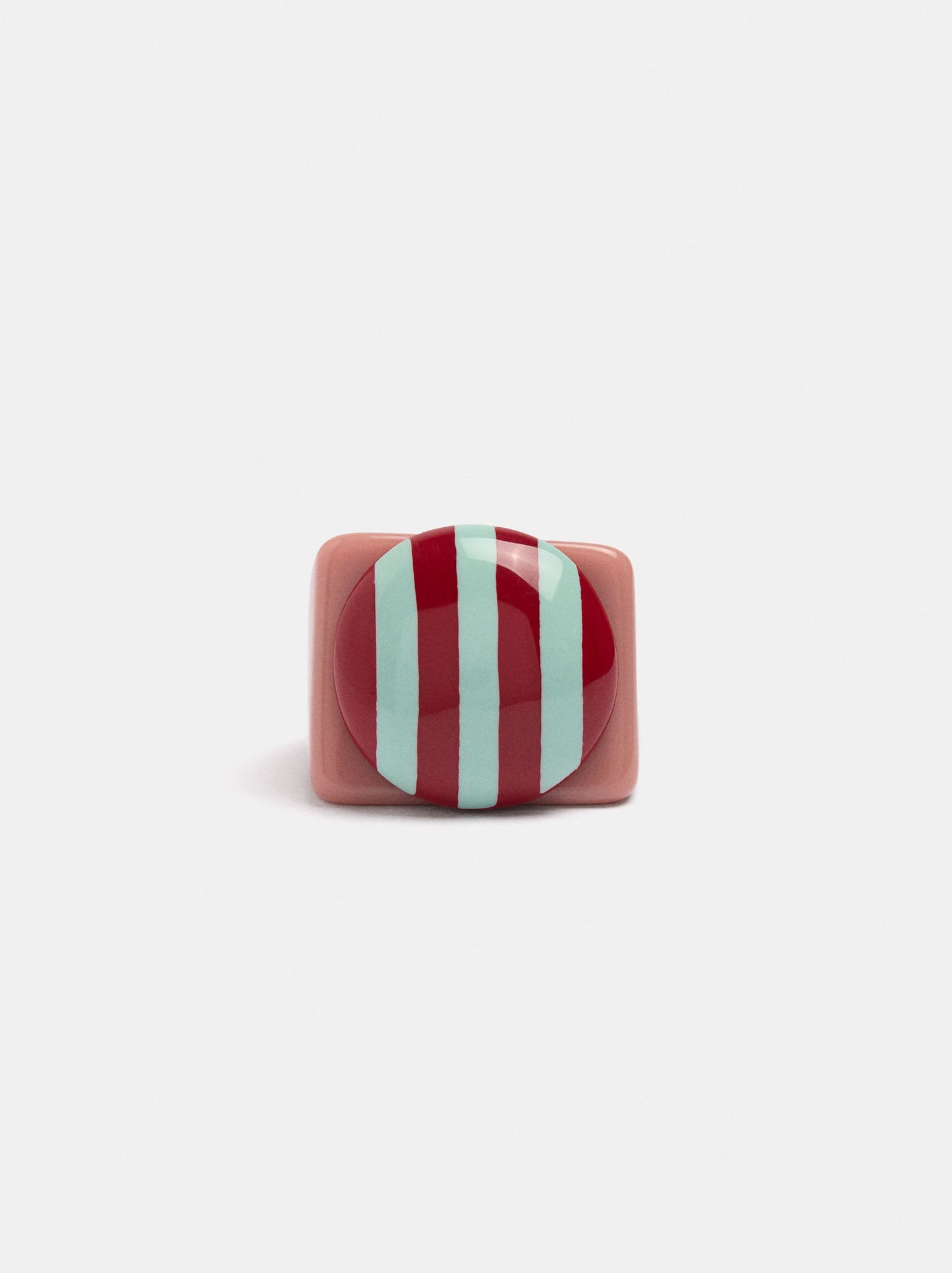 Striped Resin Ring
