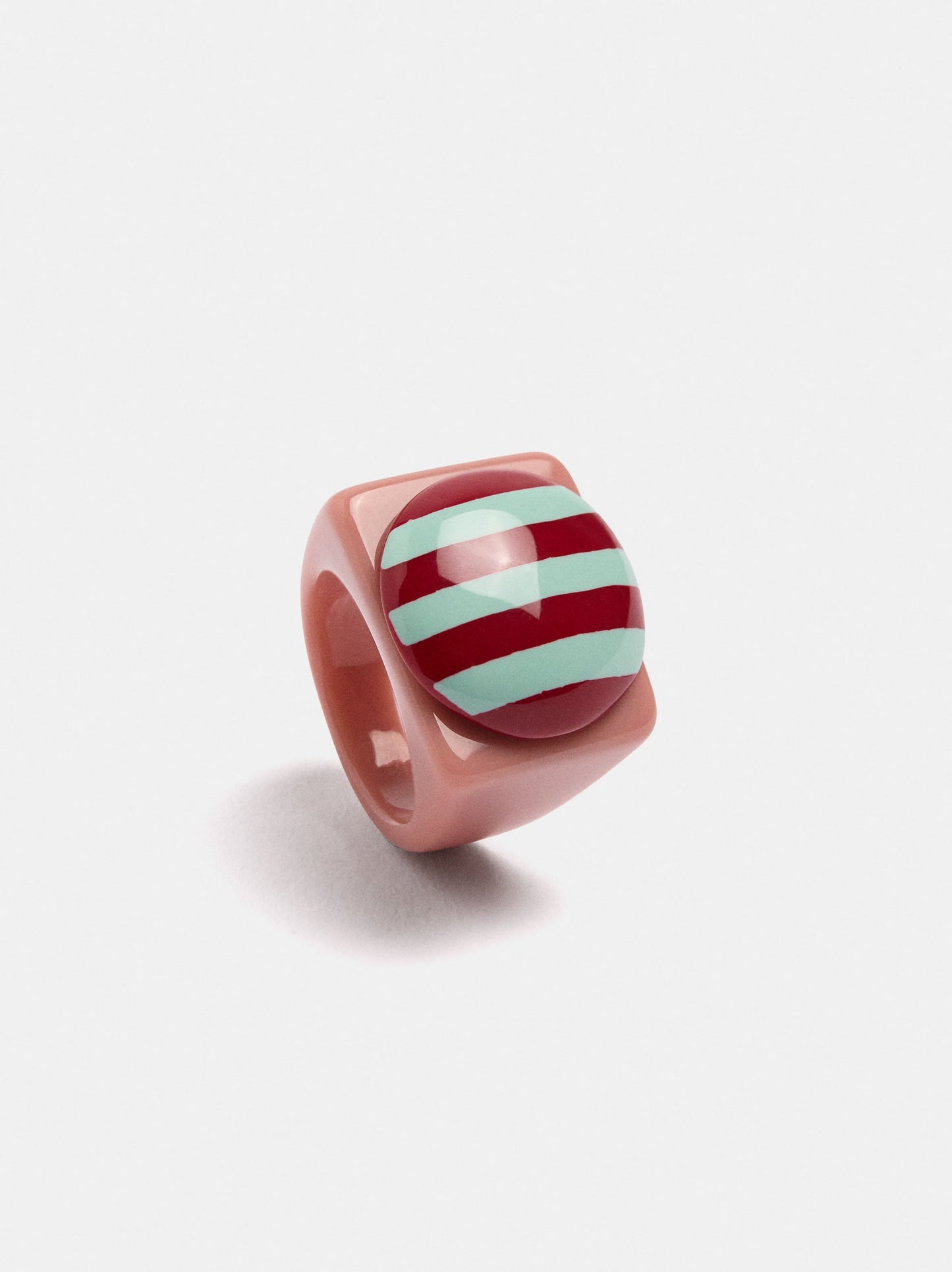 Striped Resin Ring