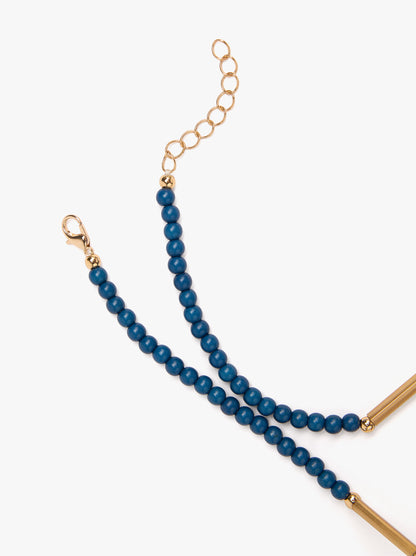 Necklace With Colourful Beads And Pendants