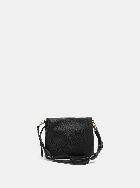 Structured Crossbody Bag With Texture