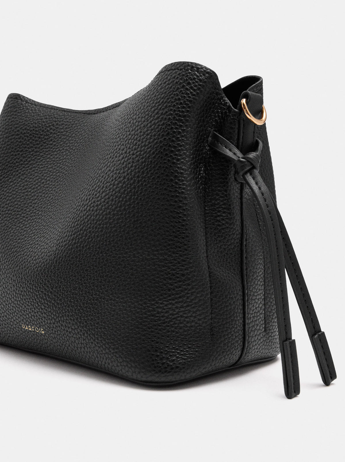 Structured Crossbody Bag With Texture