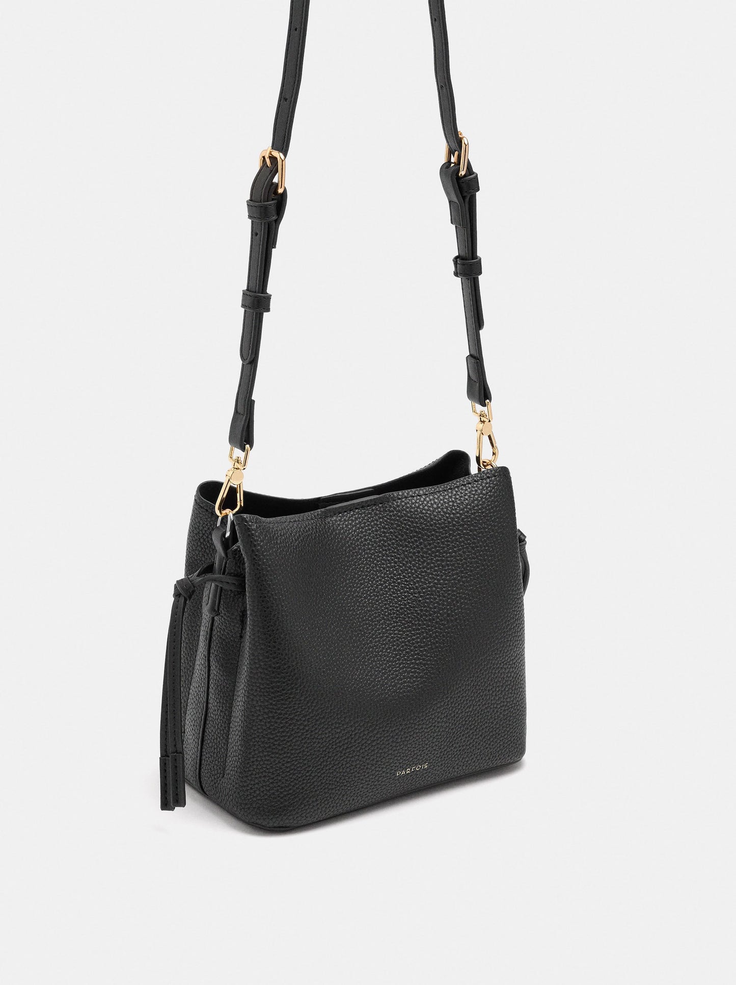 Structured Crossbody Bag With Texture
