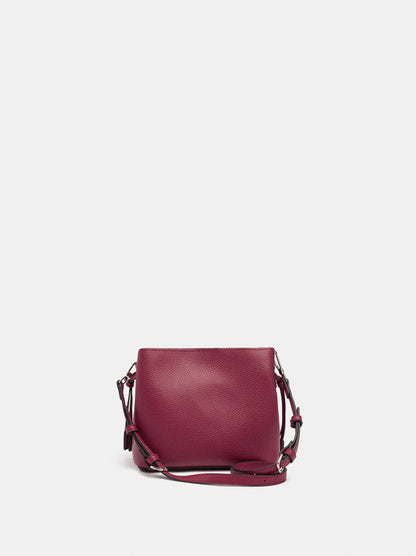 Structured Crossbody Bag With Texture