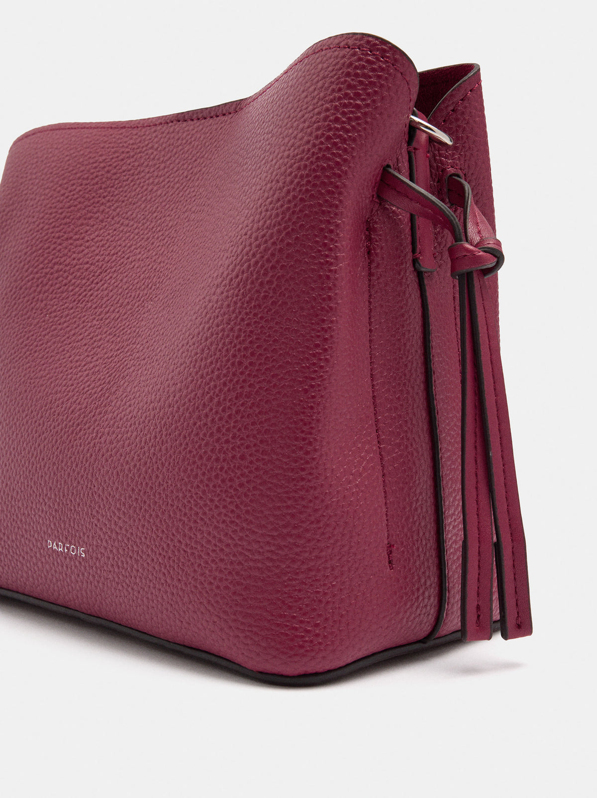 Structured Crossbody Bag With Texture
