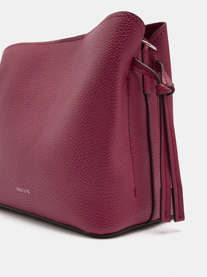 Structured Crossbody Bag With Texture