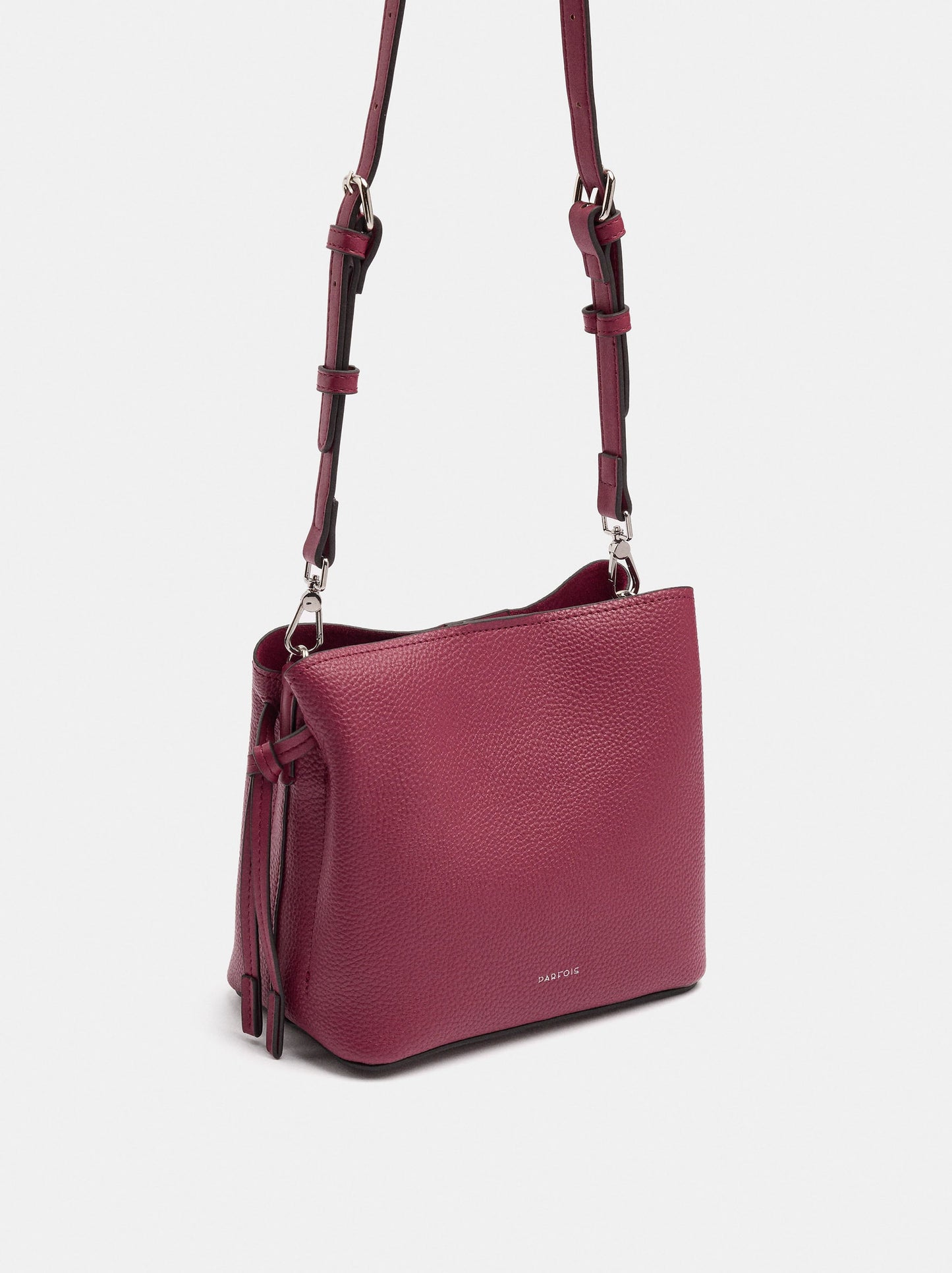 Structured Crossbody Bag With Texture