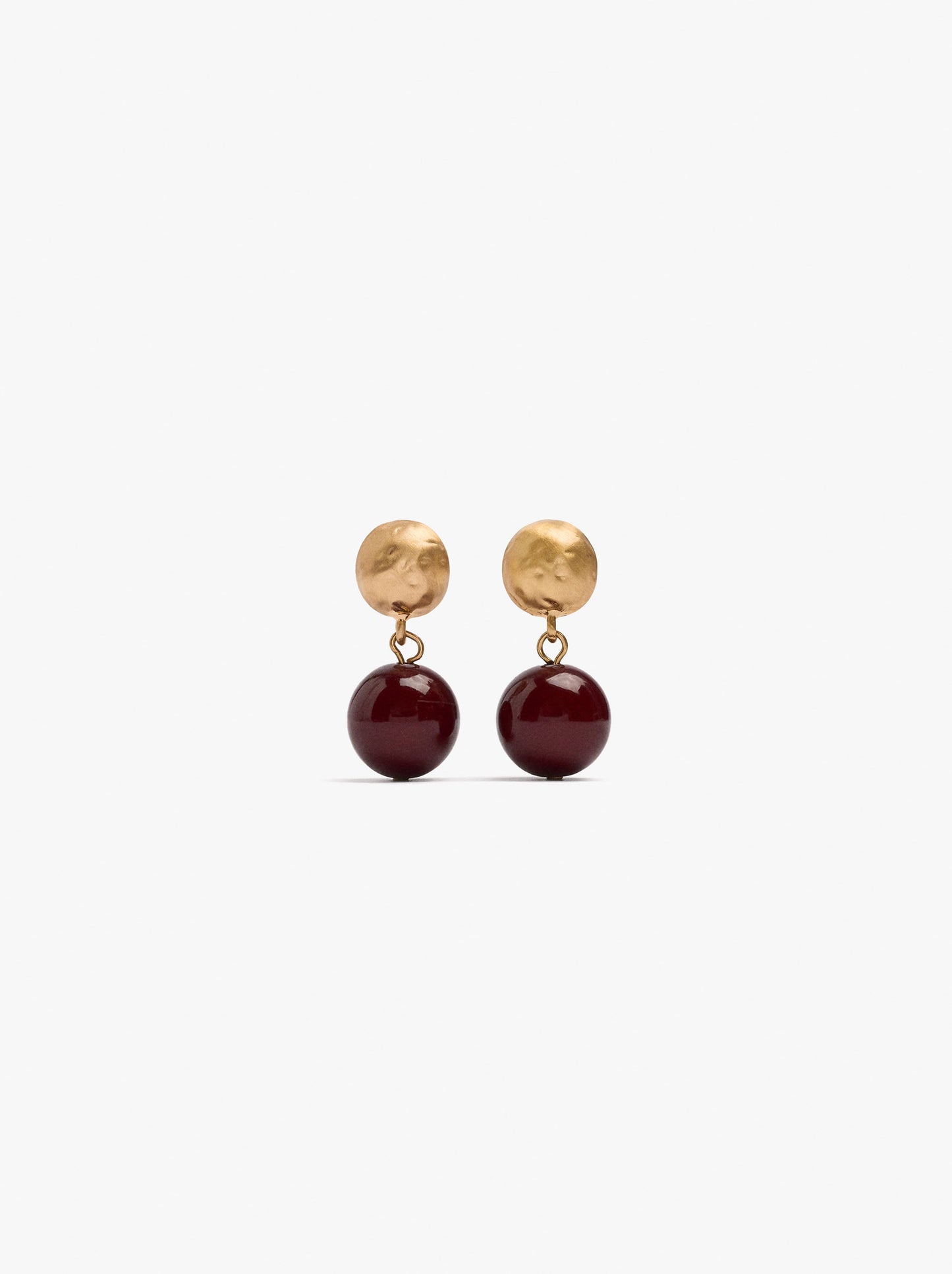 Resin Sphere Earrings