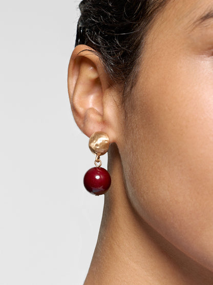 Resin Sphere Earrings