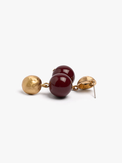 Resin Sphere Earrings