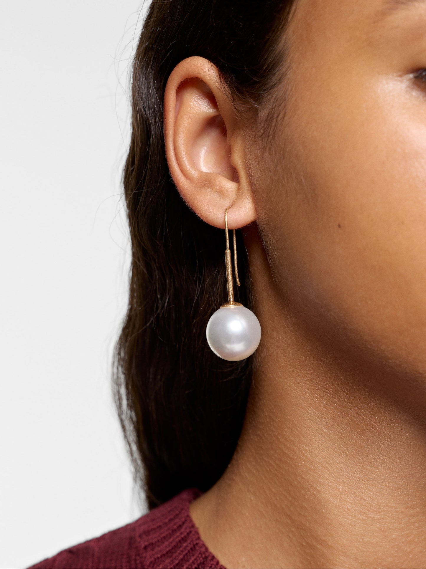 Long Pearl Earrings