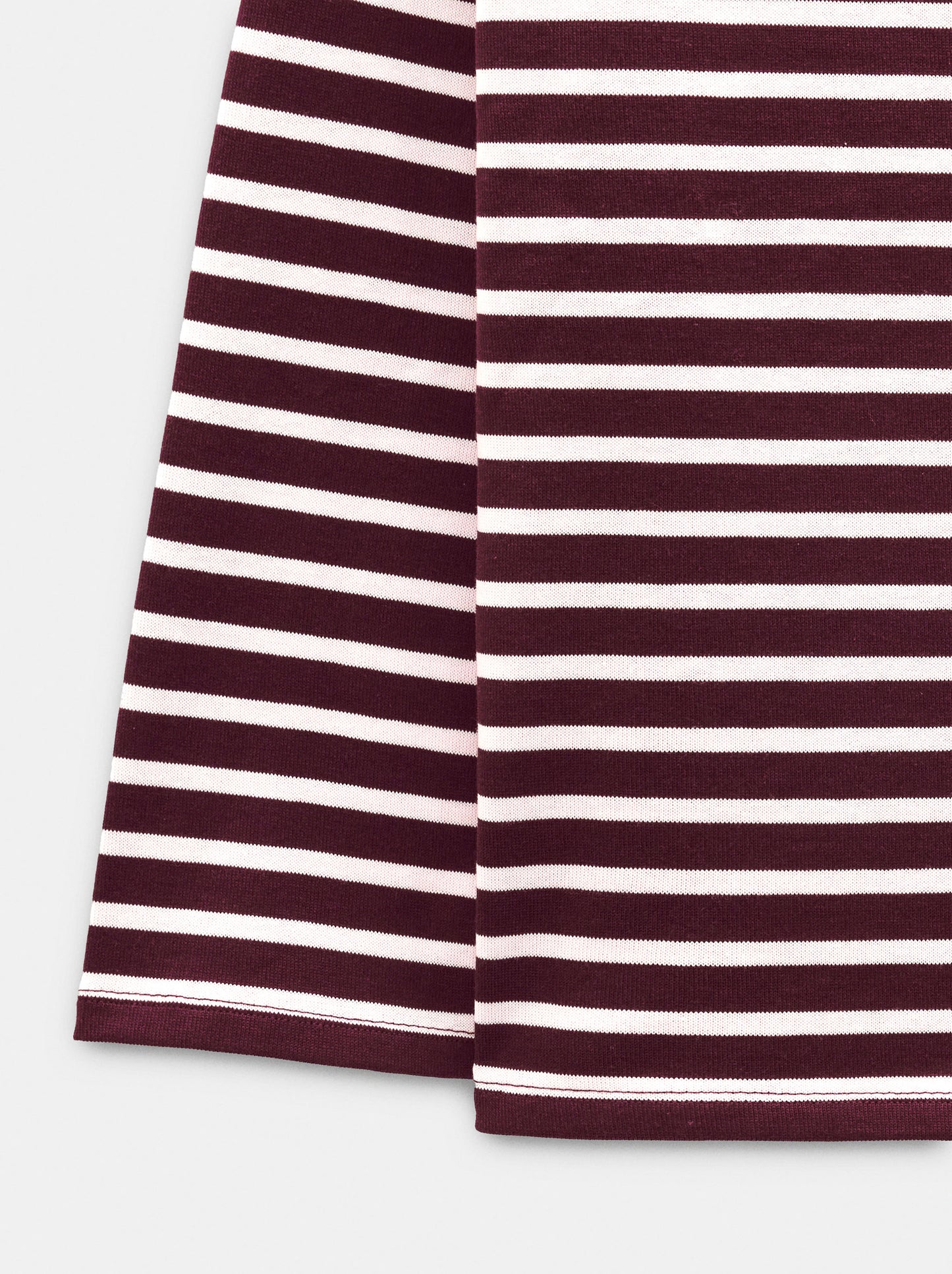 100% Cotton Long-Sleeved Striped T-Shirt