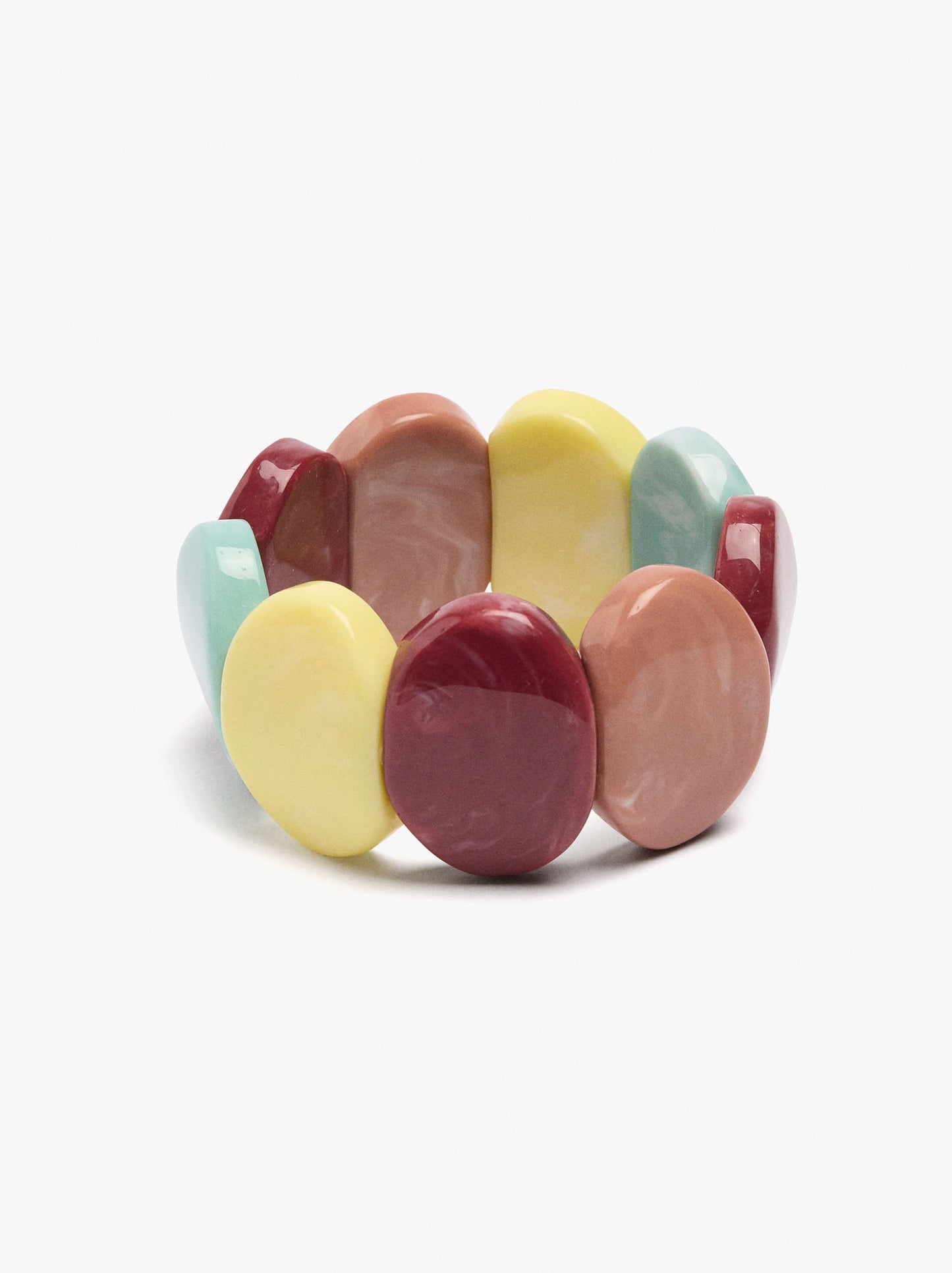 Multicolor Oval-Shaped Bracelet