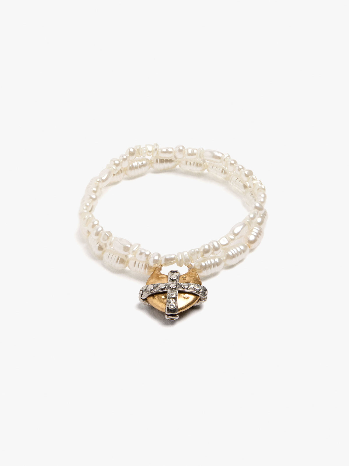 Set Of Pearl Bracelets With Pendant