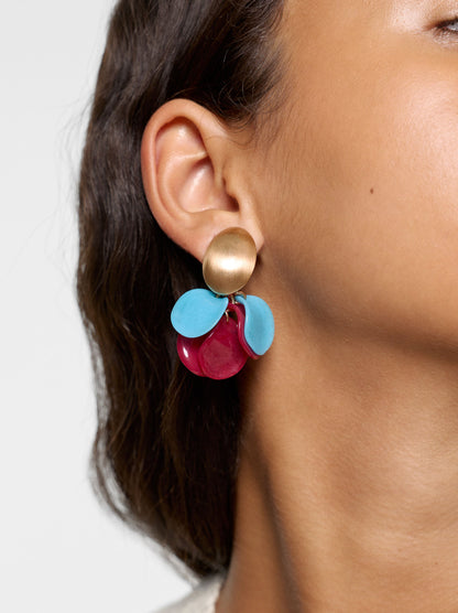 Maxi Earrings With Petals