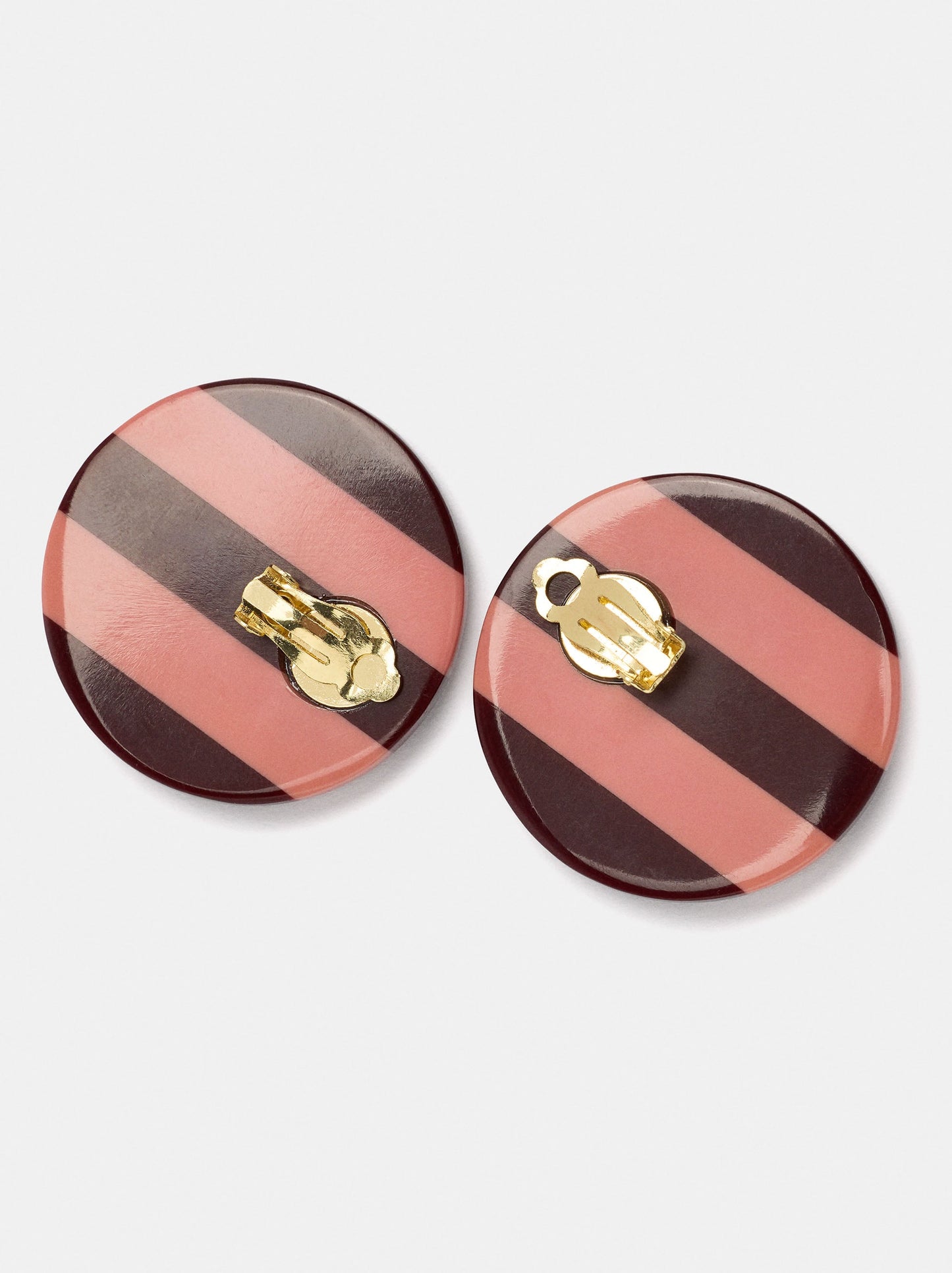 Maxi Striped Hoop Earrings