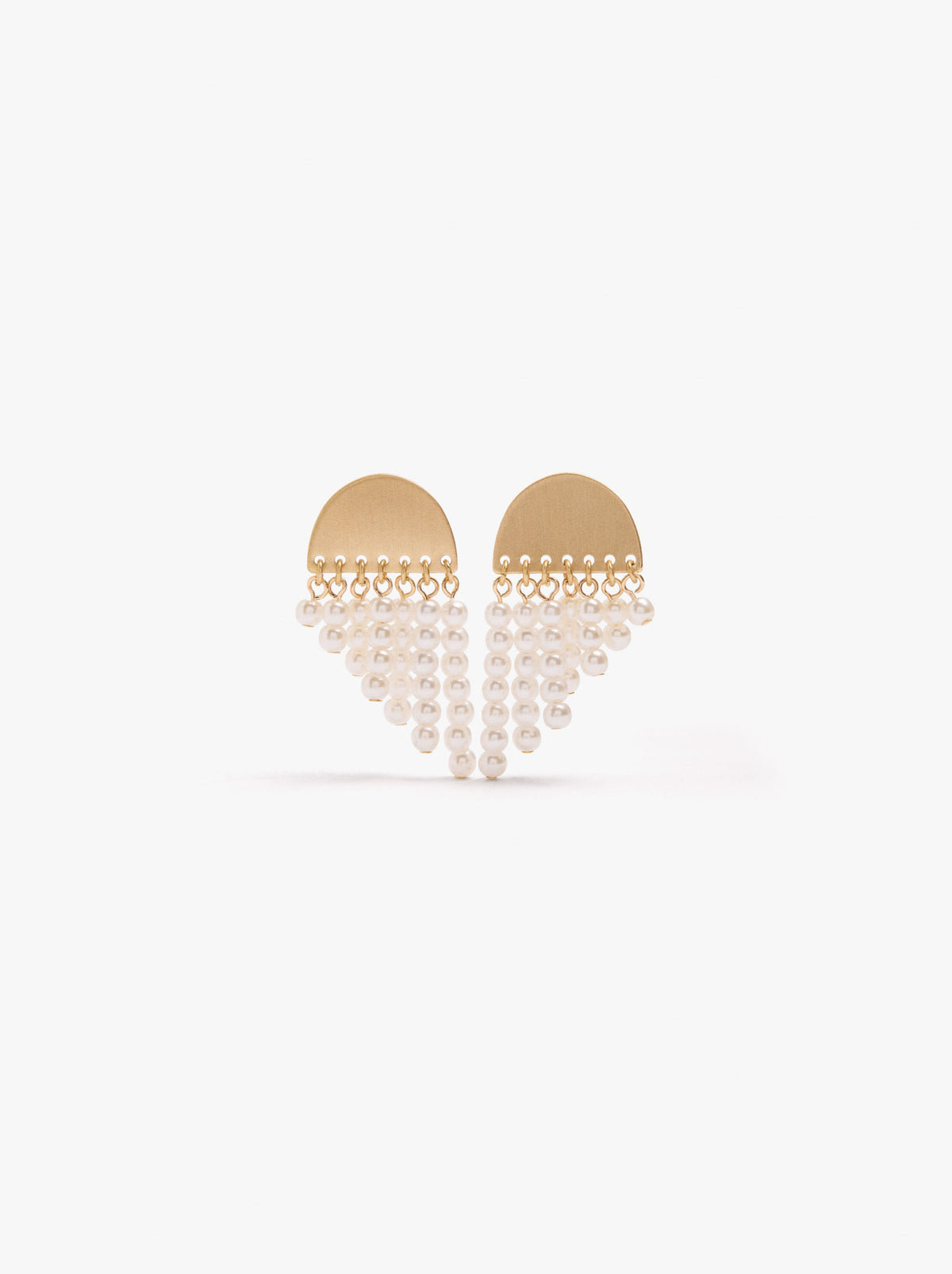 Cascade-Effect Pearl Earrings