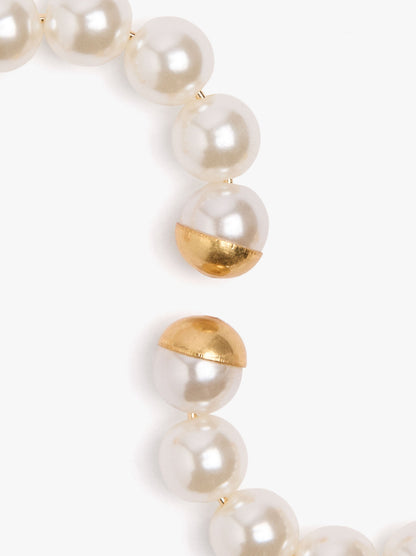 Hoop Earrings With Pearls