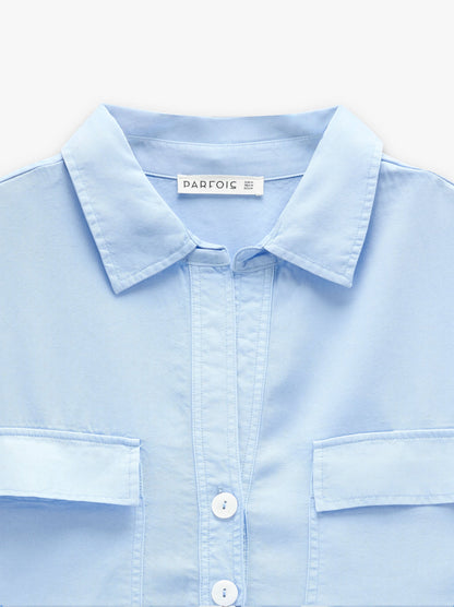 Shirt Dress 100% Lyocell