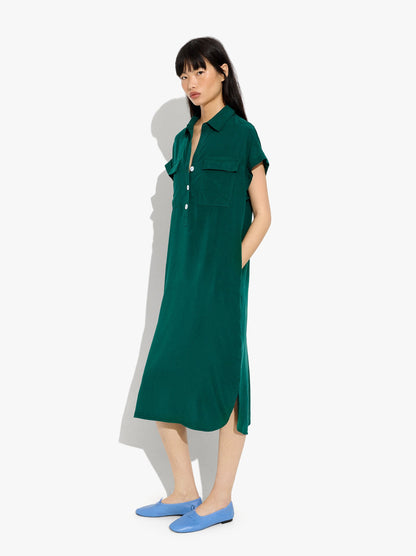Shirt Dress 100% Lyocell